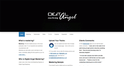 Desktop Screenshot of digitalangelmastering.co.uk